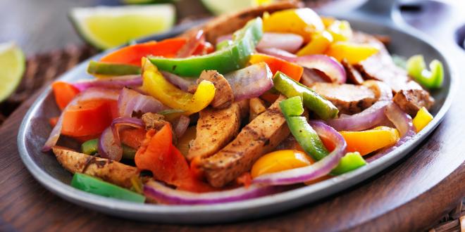 Fajitas de Pollo.